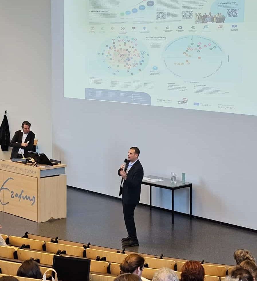 Billy Groom presenting at EMES conference 2025 Billy Groom presenting at EMES conference 2025